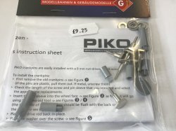 Piko 36093 BR 80 crank pin set